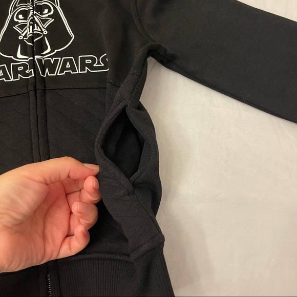 Star Wars Darth Vader Boy 3-pcs Hoodie, T-Shirt & Joggers Set Size 3 NWT - Picture 10 of 13